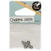 Gifi Accessoire bijou charms Croix métal + pierre