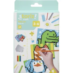 Gifi Jeux Créatifs<Activité créative pixel art x8