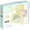 Gifi Jeux Créatifs<Activité peinture doigt avec 3 cartes à motif animal