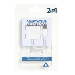 Adaptateur USB-C et jack 2 en 1*Gifi Clearance
