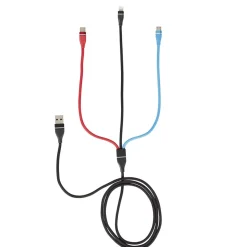 Adaptateur USB 3 en 1 USB-C - micro USB - Lightning*Gifi Clearance