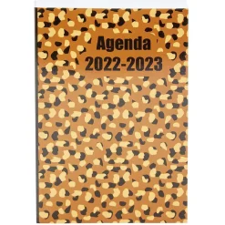 Agenda scolaire Basic Léopard 2022 2023*Gifi Hot