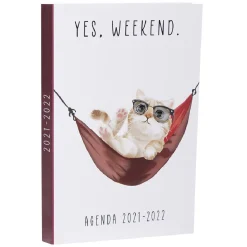 Agenda scolaire Basic Weekend 2021 2022*Gifi