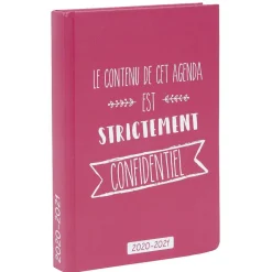 Agenda scolaire Premium confidentiel 2020 2021*Gifi Online