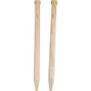 Gifi Aiguille à tricoter x2 L35, aluminium