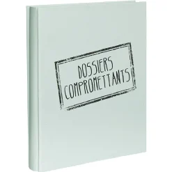 Album photo inscription Dossiers compromettants*Gifi Clearance