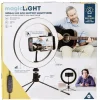 Anneau LED lumineux avec support pour smartphone*Gifi New