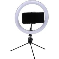 Anneau LED lumineux avec support pour smartphone*Gifi New