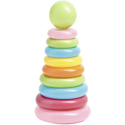 Gifi Jeux D'Imagination Et D'Imitation<Anneaux à empiler x9 avec balle plastique multicolore