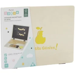 Gifi Ardoise Magnétique Ordinateur en bois