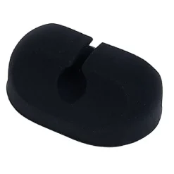 Attache câble adhésif 1 entrée noir ou blanc*Gifi Best