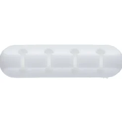 Attache câble adhésif 4 entrées noir ou blanc*Gifi Discount