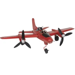 Gifi Jeux D'Imagination Et D'Imitation<Avion vintage rouge