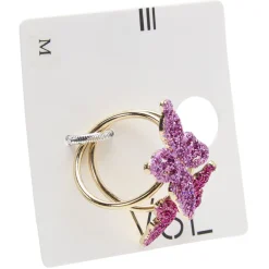 Outlet Gifi Bague métal papillon x2