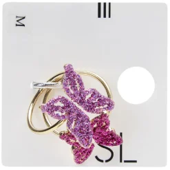 Outlet Gifi Bague métal papillon x2