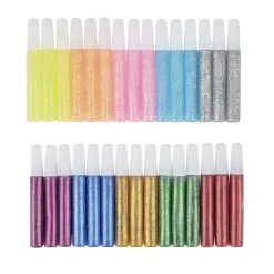 Baril Créatif tubes de colle pailletée colorée 30 pièces*Gifi Discount