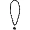Bijou chaîne de téléphone maille en plastique noir L120cm*Gifi Outlet
