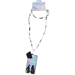 Bijou chaîne de téléphone perles en plastique multicolore L120cm*Gifi Sale