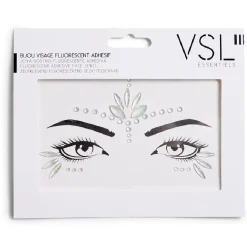 Clearance Gifi Bijoux de visage adhésifs iridescents - 3 modèles