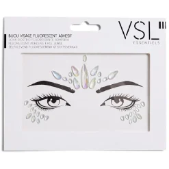 Clearance Gifi Bijoux de visage adhésifs iridescents - 3 modèles