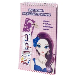 Bloc dessin mode maquillage et coiffure*Gifi New