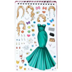 Bloc dessin mode robe de soirée*Gifi Hot