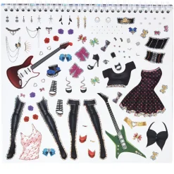 Bloc dessin mode rock*Gifi Online