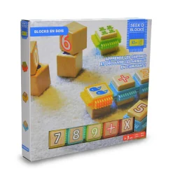 Gifi Jeux De Société Et Éducatifs<Bloc éducatif en bois chiffres et animaux 52 pièces