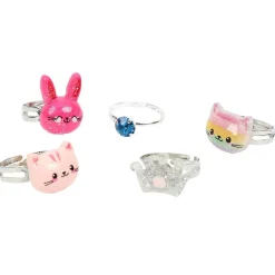 Outlet Gifi Boîte avec 5 bagues réglables enfant - 3 modèles