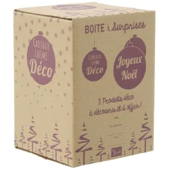 Boîte cadeau surprise déco bougie roses éternelles*Gifi New
