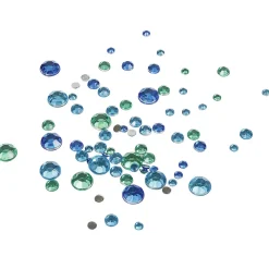 Gifi Boîte de gemmes bleues et vertes 80 g