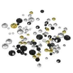 Gifi Boîte de gemmes noires et dorées 80 g