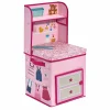 Gifi Jeux D'Imagination Et D'Imitation<Boîte de rangement 2en1 table à langer rose pour enfant