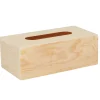 Gifi Boîte à mouchoirs en bois L25xl13xH9,5cm