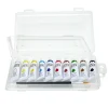 Gifi Boîte peinture acrylique 10 tubes 16ml avec 2 pinceaux