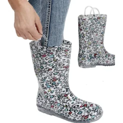 New Gifi Botte de pluie motif léopard multicolore T28/35