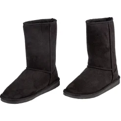 Best Gifi Botte à fourrure pour femme noir taille 38/39