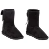 Best Gifi Botte pour enfant fourrée avec un noeud noir brodé à l'arrière T32/33