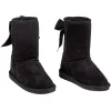 Discount Gifi Botte pour enfant fourrée avec un noeud noir brodé à l'arrière T30/31