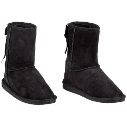 Gifi Botte pour enfant fourrée avec un noeud noir brodé à l'arrière T34/35