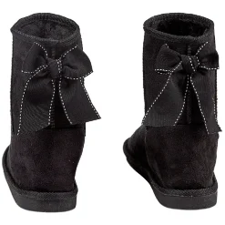 Gifi Botte pour enfant fourrée avec un noeud noir brodé à l'arrière T34/35