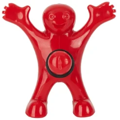 Bouchon de bouteille bonhomme rouge plastique*Gifi Best