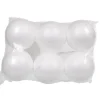 Gifi Boule de Noël blanche avec attache x6