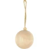 Gifi Boule de Noël à décorer en bois Ø4,8 cm