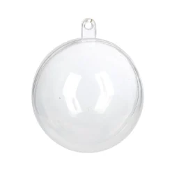 Gifi Boule de Noël transparente à garnir x8