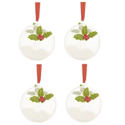 Gifi Boule de Noël transparente à garnir x4