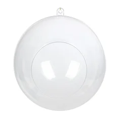 Gifi Boule de Noël transparente ouverte à garnir