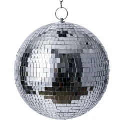 Boule disco à LED Homday Party Ø20xL54,5cm - rotation 360°*Gifi Hot