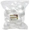 Gifi Boule Noël blanche en polystyrène à décorer x24