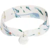 Best Gifi Bracelet ajustable en tissu motif floral avec pendentif Love L19cm